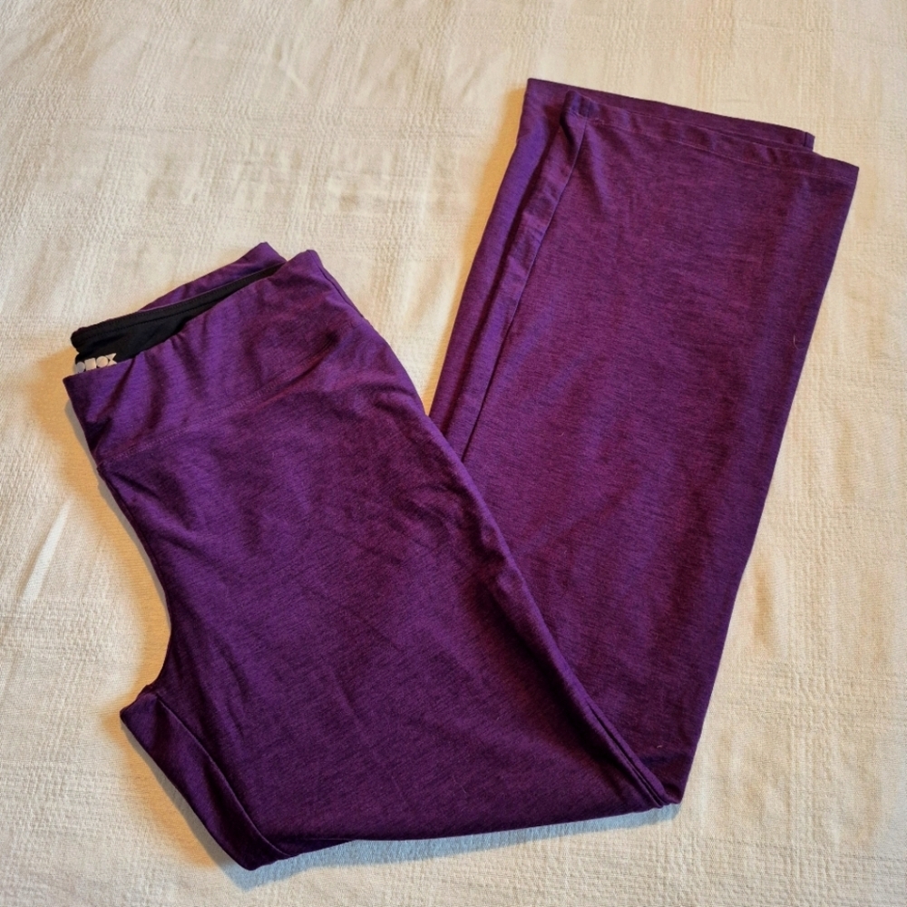 ODODOS women's size XL dark purple full length leggings, NWOT